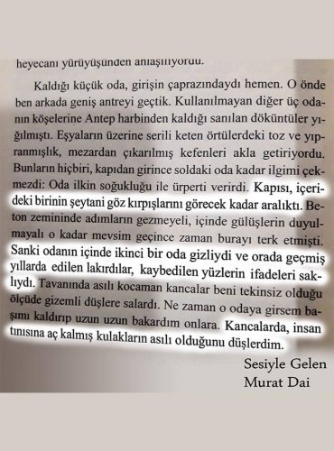 Öneri Sesiyle Gelen Murat Dai - Kitap Sayfası Oku - İçerideki birinin göz kırpışlarını